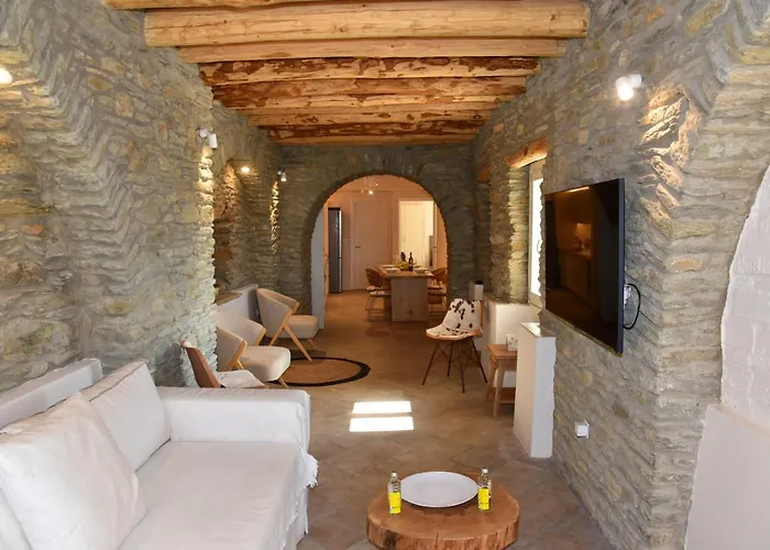 アパート Sea Senses Andros - A Beachfront Retreat *